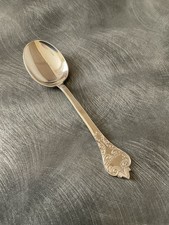 SUPERB SOLID SILVER HALLMARKED LACE BACK SPOON FRANCIS HOWARD SHEFFIELD 1977