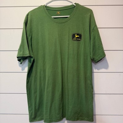 John Deere Green T-Shirt XL Quality Farm Equipment Agriculture Theme