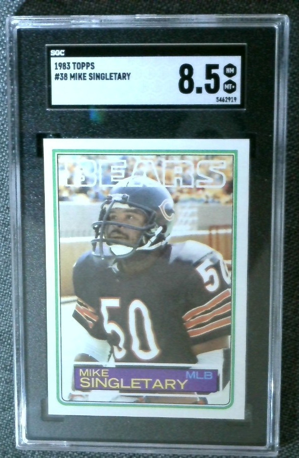 1983 Topps - Mike Singletary #38 (RC) - SGC 8.5!