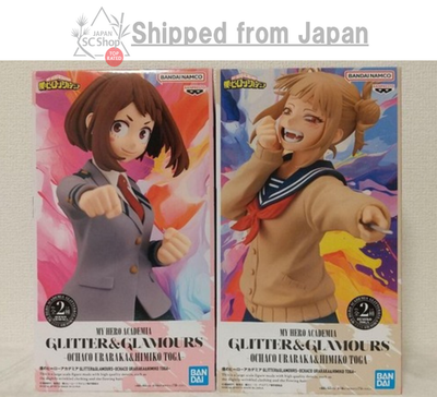 My Hero Academia GLITTER&GLAMOURS Himiko Toga Ochako Uraraka Set