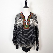 Vintage Dale of Norway Size Large 1988 Winter Olympics Norway Ski Wool Sweater