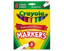 Crayola Classic Broad Line Markers 8  CRY587708 