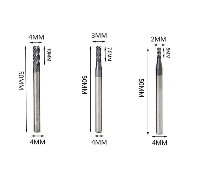5 stks Schacht 5mm Carbide CNC Frezen Een Enkele F... - Vicedeal