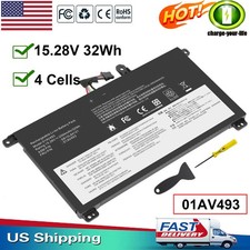 Battery 01AV493 For Lenovo ThinkPad T570 T580 P51S P52S 00UR890 00UR891 00UR892