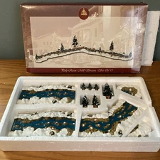 2002 LEMAX Enchanted Forest Complete Mill Stream Set of 11 #94403 in Box