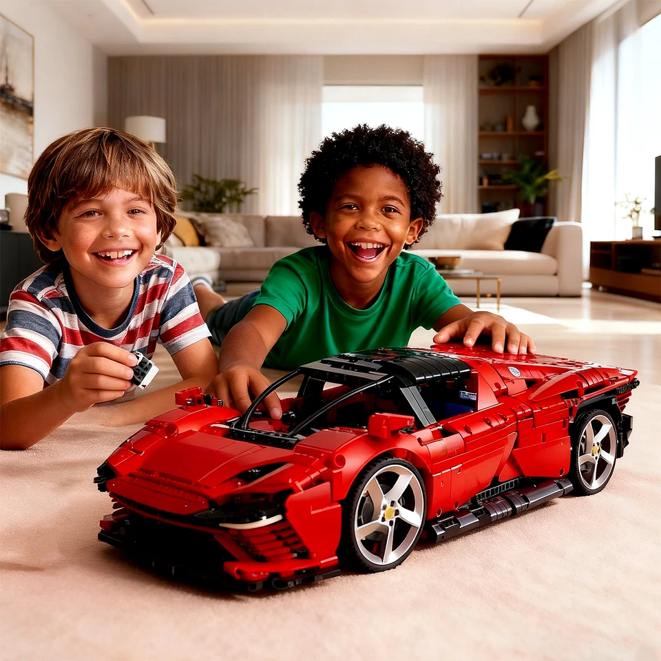 Technic Ferrari Daytona SP3 42143, Race Car Model Building Kit, 1:8 Scale - Image 4 of 4