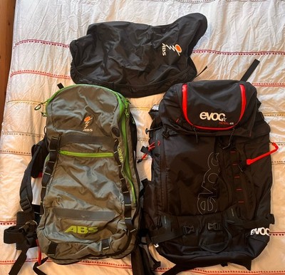 ABS Vario Baseunit Lawinenairbag mit 15 Liter Beutel UND 40 Liter EVOC Patrol Bag