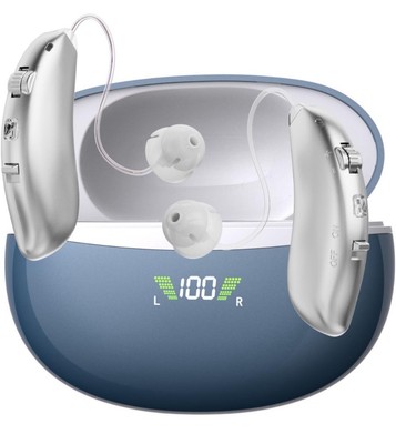 Rechargeable Hearing Aids for Seniors Adults - Noise Cancelling - Wireless Ch...