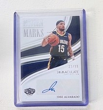 2022-23 Panini Immaculate Modern Marks /99 Jose Alvarado #IMO-JAL Auto