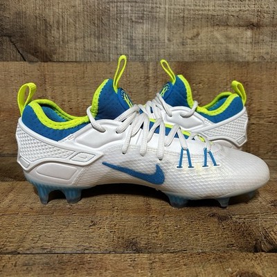 Nike Huarache 9 Elite Low LAX SE \'Vivid Blue Volt\' FV6147-100 size 13 Nike Huarache 9 ELITE LOW LAX SE Lacrosse Cleats Men main image 4