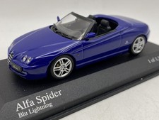 MINICHAMPS Alfa Spider 2003 Blue Metallic 1:43 Car Model Diecast Metal