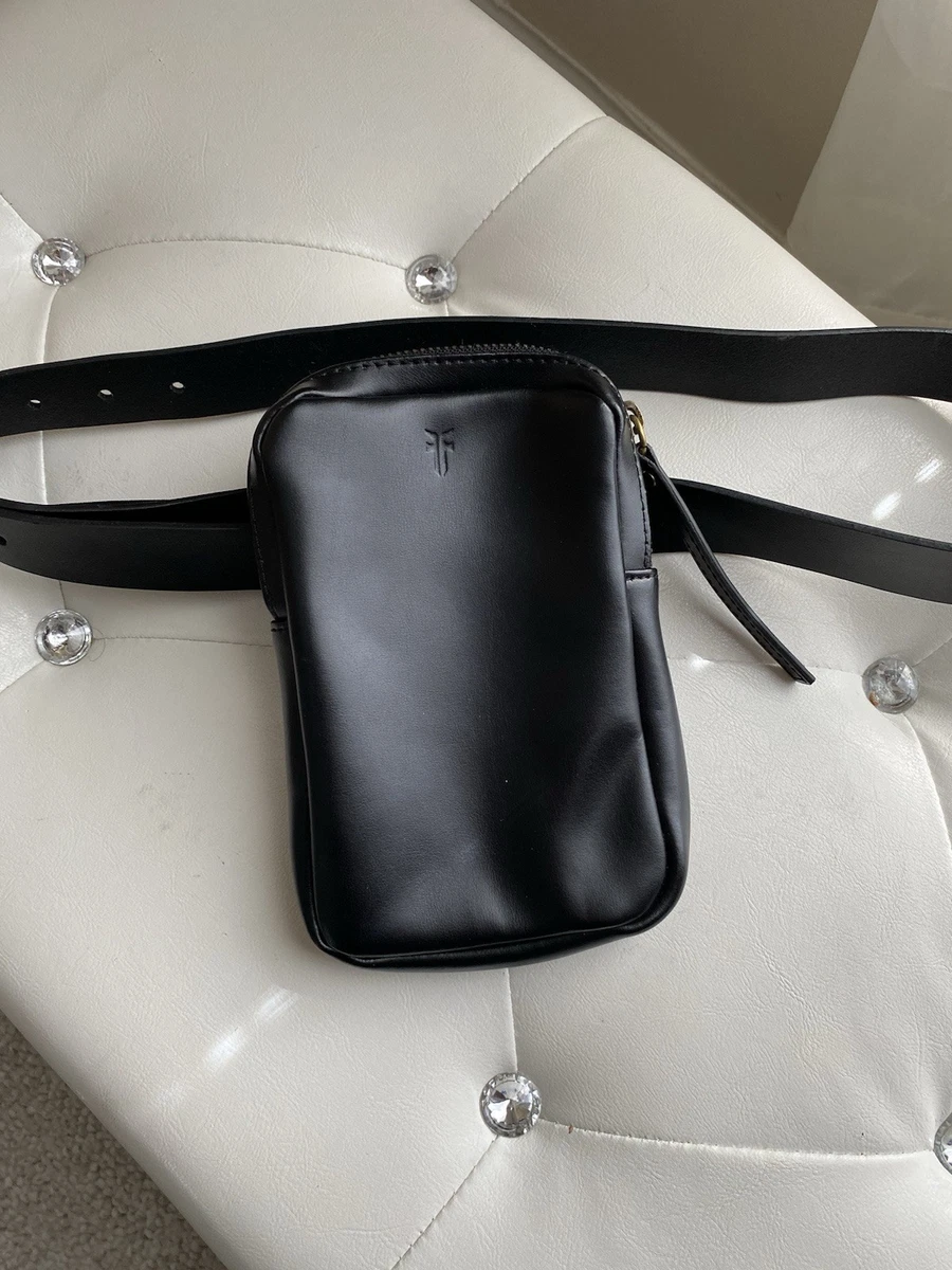 Frye Waist/belt bag (fanny pack) Black Leather (S/M) | eBay display picture 3