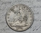 1874-S Trade Dollar Chopmarked #EPS8