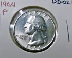 1964 P SILVER Washington Quarter
