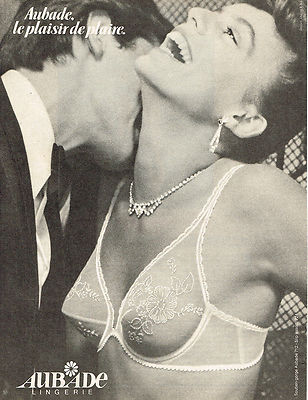 ADVERTISING ADVERTISING 024 1981 AUBADE bra
