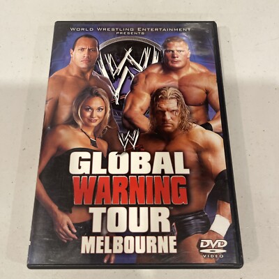WWE: Global Warning Tour in Melbourne, Australia (DVD, 2002) The Rock, Lesnar