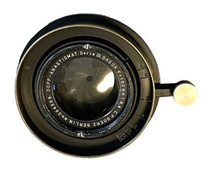 Rare C.P.Goerz Berlin Nr. 284399 Dopp-Anastigmat.Serie III Dagor