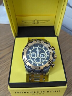 Invicta Men's Pro Diver Gold Black Watch - 22322