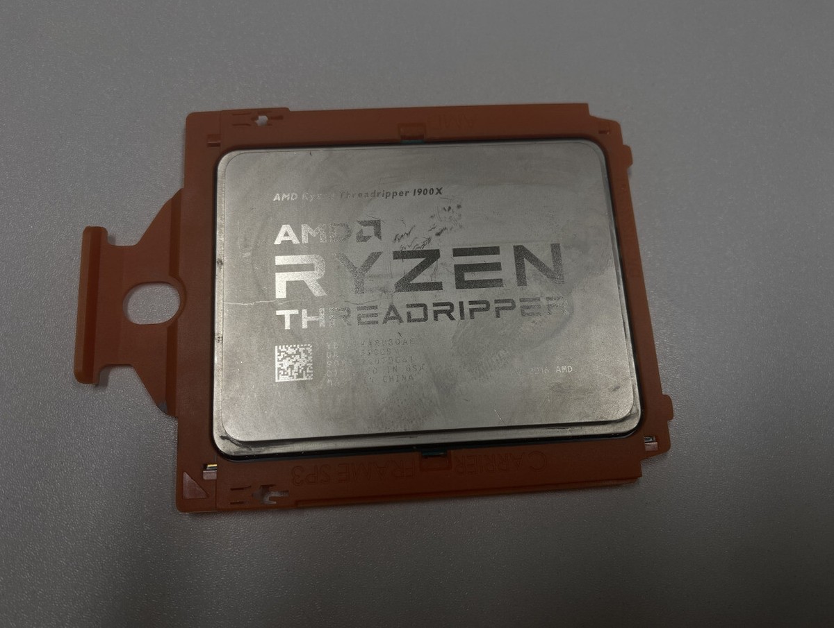 CPU AMD Ryzen Threadripper 1900X CPU Amazon.com: AMD YD190XA8AEWOF Ryzen Threadripper 1900X (8