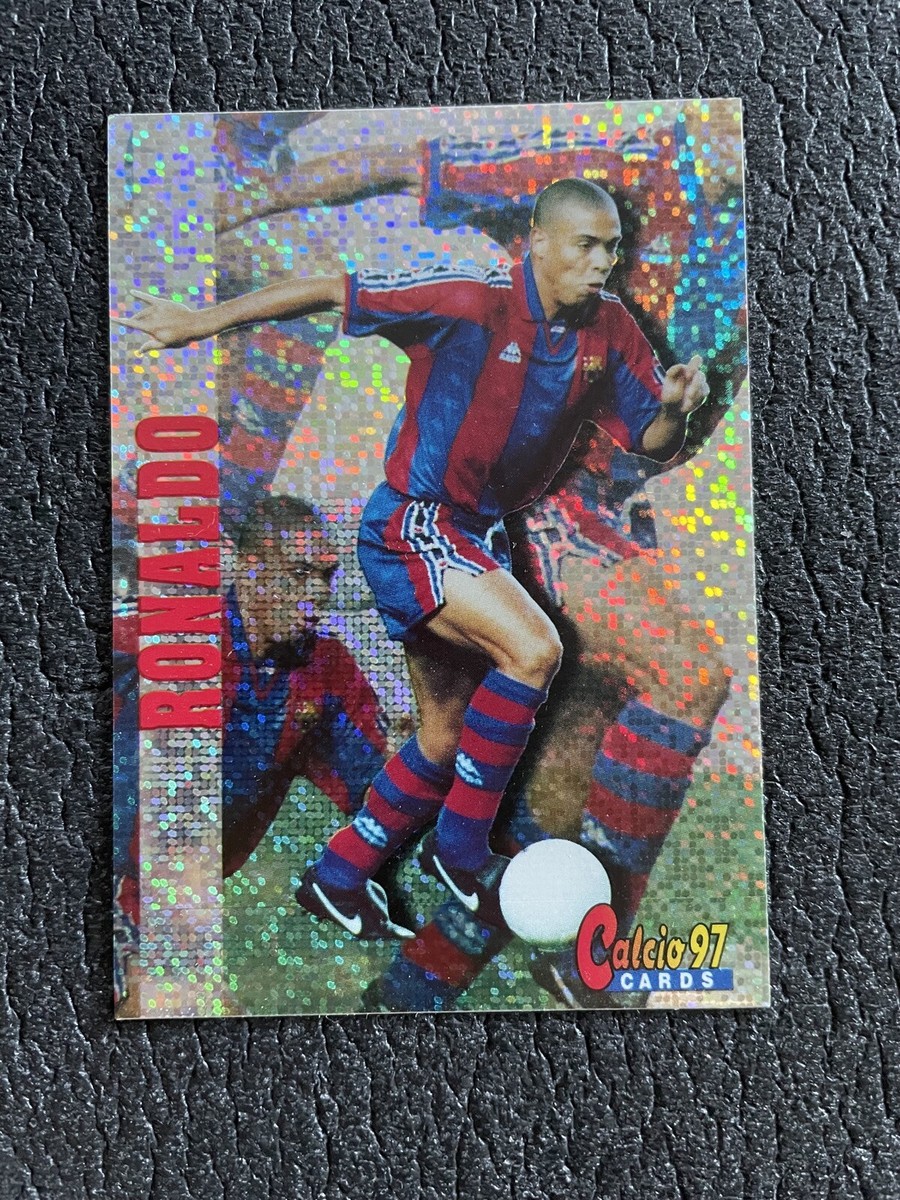 RONALDO CALCIO CARDS 97 PANINI # 123 BARCELLONA NEW RARA | eBay