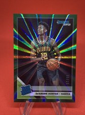 2019-20 Panini Donruss Rated Rookies Holo Green Laser /99 De'Andre Hunter MINT💥