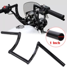 1''Inch Motorcycle Handlebars Z Bar Drag Bars For Harley 883 Honda Suzuki Yamaha