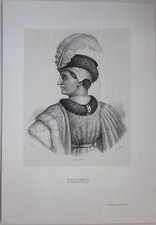 1845 FILIPPO I litografia Gemelli Doyen Isnardi Conte di Savoia Aosta Moriana