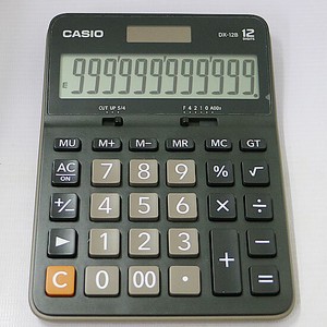 New Japan Casio Desk Calculator Dx 12b Bk 12 Digits Display Check Recheck Ebay