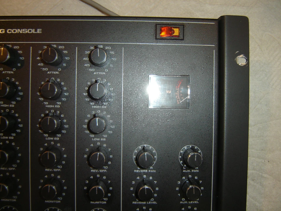 Biamp 6702, Stereo Mixing Console, 6 Ch Mixer, Spring Reverb, Eq, Vintage Rack - Image 4 of 4