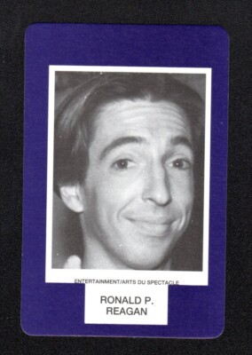 Ronald P. Reagan Son of President 1993 Face To Face Game Card Canadian Issue
