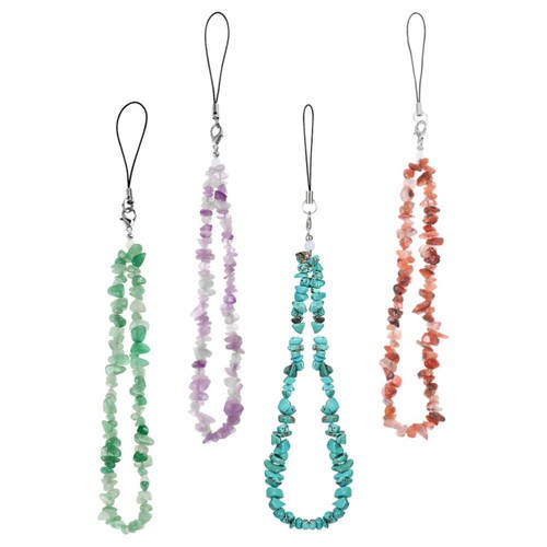 4 Pcs Chain Beaded Phone Wrist Strap Cell Lanyard - 第 11/12 張圖片