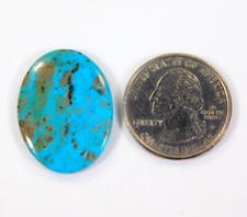 Natural Kingman Turquoise Oval Shape Cabochon Gemstone 16.00 Ct DK 07