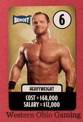 2007 WWE Chris Benoit Heavyweight Card USED 3rd Edition DVD Board