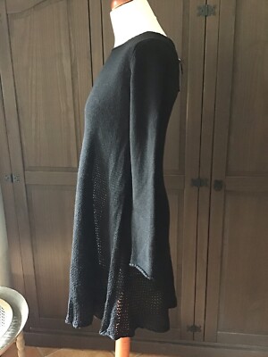 Kleid Pullover von Twin Set Simona Barbieri schwarz Gr. S