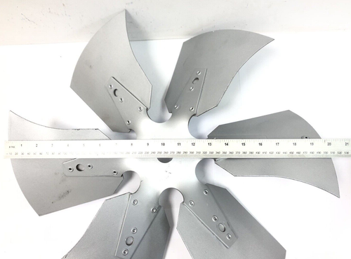 Girante ventola in acciaio VC 510 mm ventola di raffreddamento girante ventilazione motore raffreddamento HVAC - Foto 2 di 15