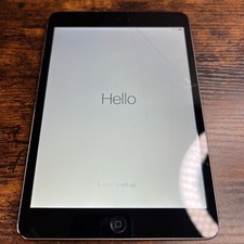 Apple iPad Mini Black 16GB Screen 7.9" Model A1432 SN:F7TLR5ZKFP84 TESTED 