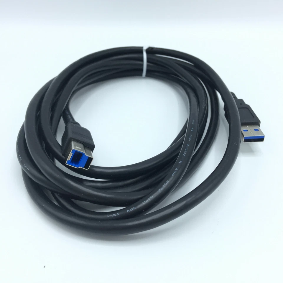 C2G 54175 C2G 3m USB 3.0 A Male to B Male Black Cable 9.8ft - USB - Image 3 of 4