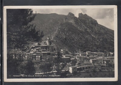 Cartolina Tenda Valle Roia Panorama AD34