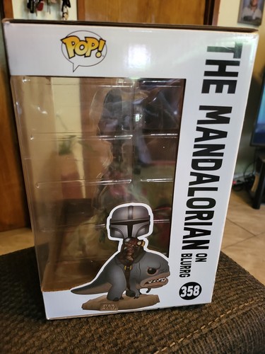 Figura Funko Star Wars The Mandalorian on Blurrg Vinly - FUN45547 - Imagen 2 de 12