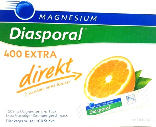 1 x Magnesium Diasporal® 400 EXTRA Direct, Direct Granules 100 pcs PZN:11594238