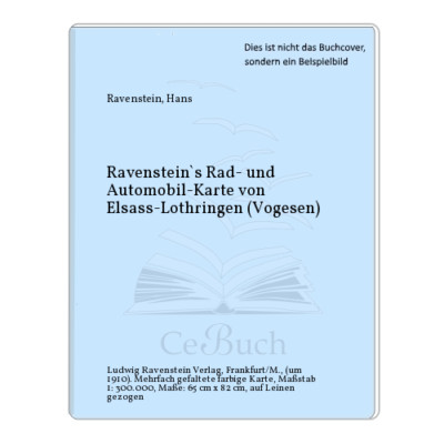 Ravenstein, Hans: Ravenstein`s Rad- und Automobil-Karte von ...