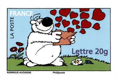 Michel Rodrigue, Pierre Aucaigne, La Poste, Dupa, Le Lombard Postcard