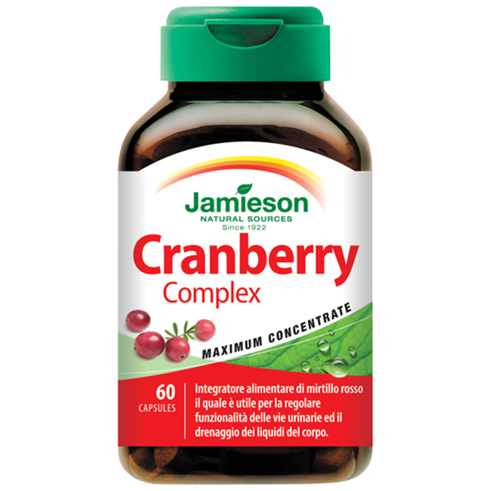 JAMIESON Cranberry Complex 60 caps Integratore di mirtillo rosso