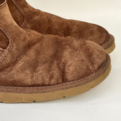 Botas UGG Australia 5195 Retro Carga Alta Cremallera Marrón Piel de Oveja Para Mujer Talla 9 - Imagen 18 de 24