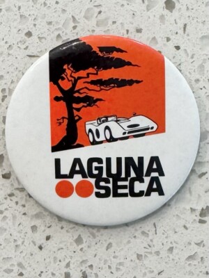 Laguna Seca Raceway Button Pin 2 1/4 