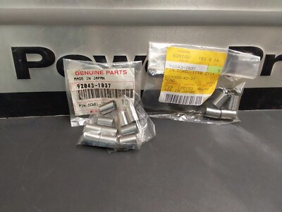 92043-1037NEW KAWASAKI DOWEL PIN 10X8.2X14 LOT OF 7 OEM FREE