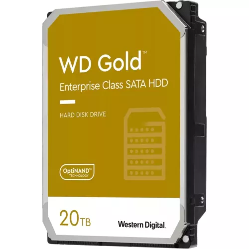 20TB Western Digital WD Gold (7200RPM, 3.5", SATA III, 512MB Cache) WD203KRYZ