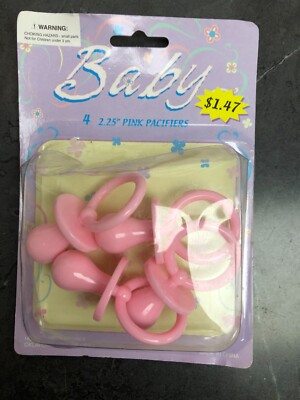 Hobby Lobby Baby Doll Pink Pacifiers