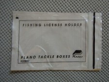 NEW Plano Tackle Box Waterproof Ziplock Fishing License Holder, Pouch, Sleeve