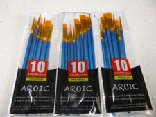3 Best Model Miniature Paint Brushes Small Detail Art Paint Brush with Set 10 Pc